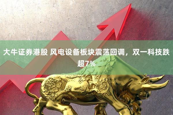 大牛证券港股 风电设备板块震荡回调，双一科技跌超7%